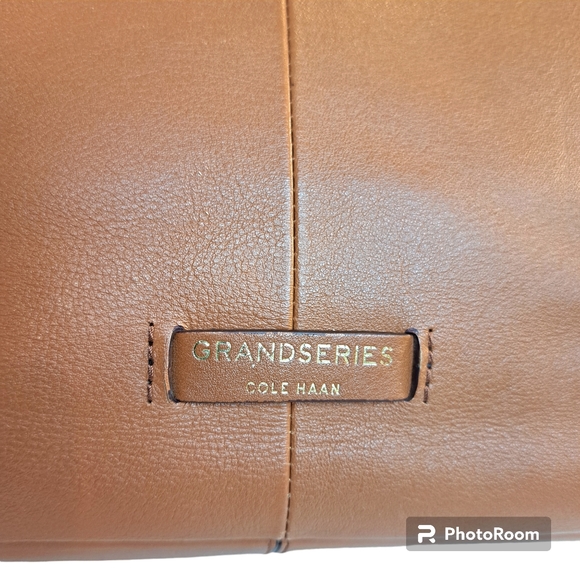 Cole Haan G Series Leather Brown Detachable Shoulder/ Handbag - Picture 8 of 16